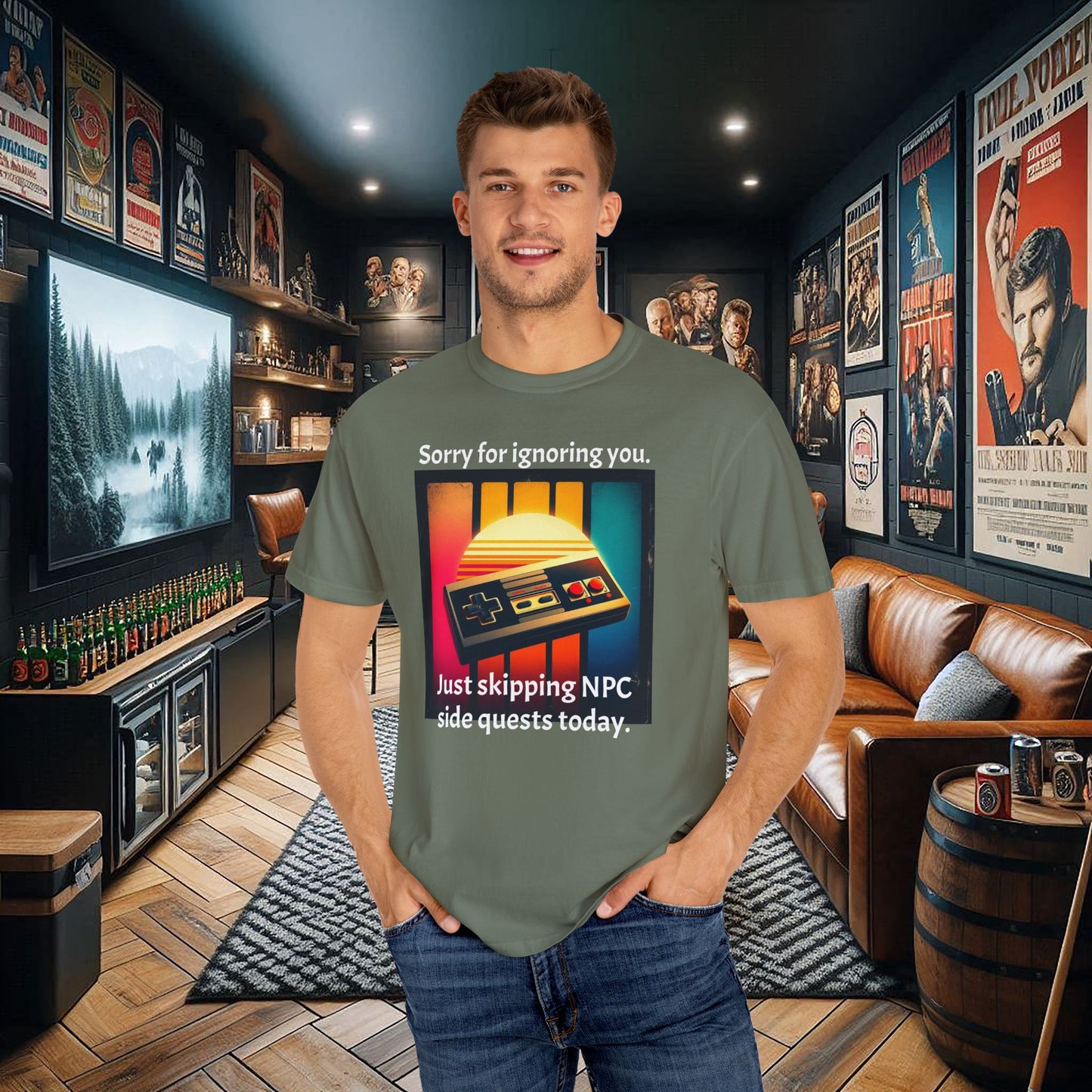 Sorry for Ignoring you Just skipping NPC side quests today - T-Shirt