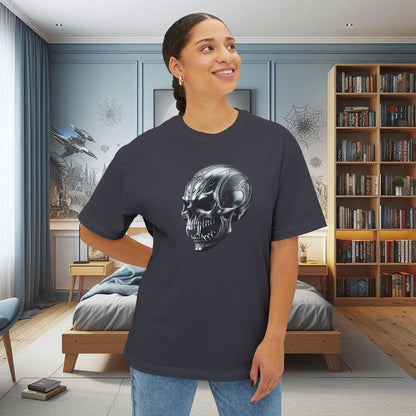 Gothic Metal Vampire Skull Unisex Tee