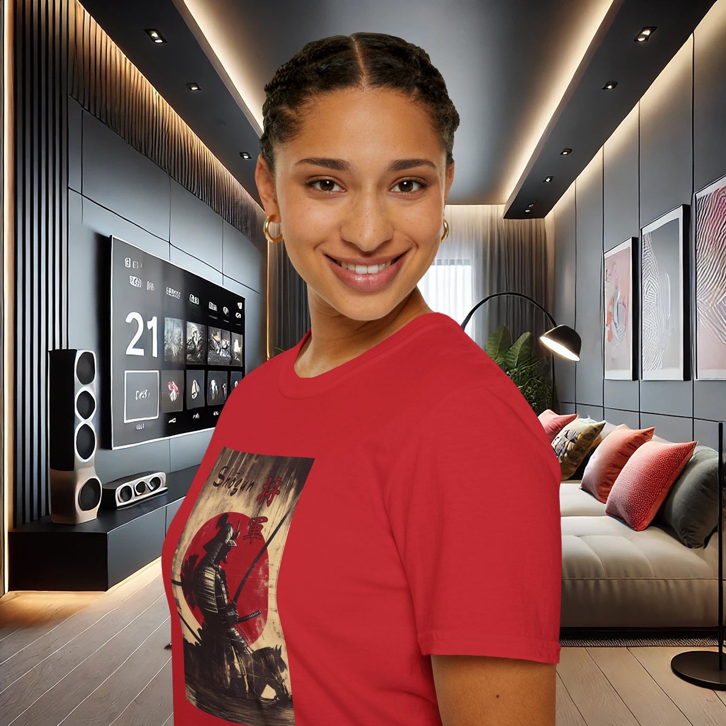 Vintage Samurai Shogun Graphic T-Shirt