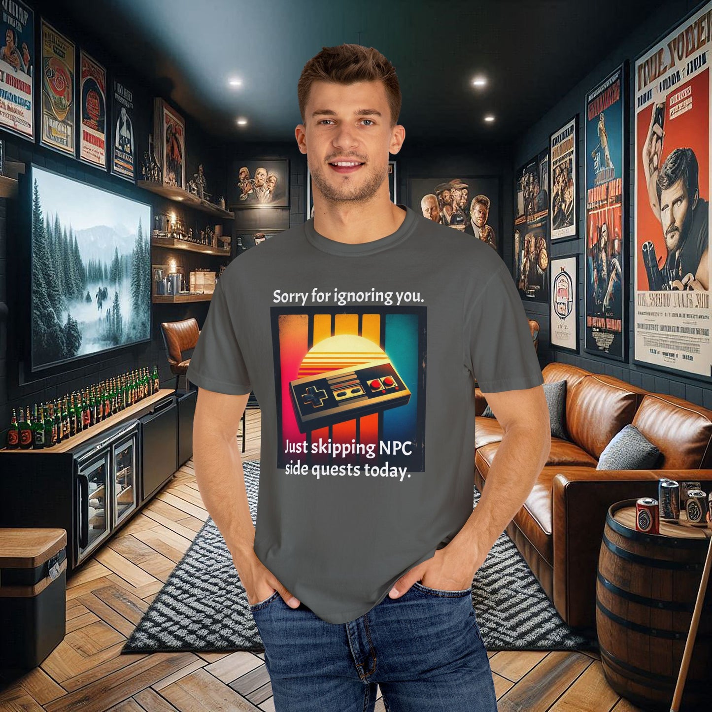 Sorry for Ignoring you Just skipping NPC side quests today - T-Shirt