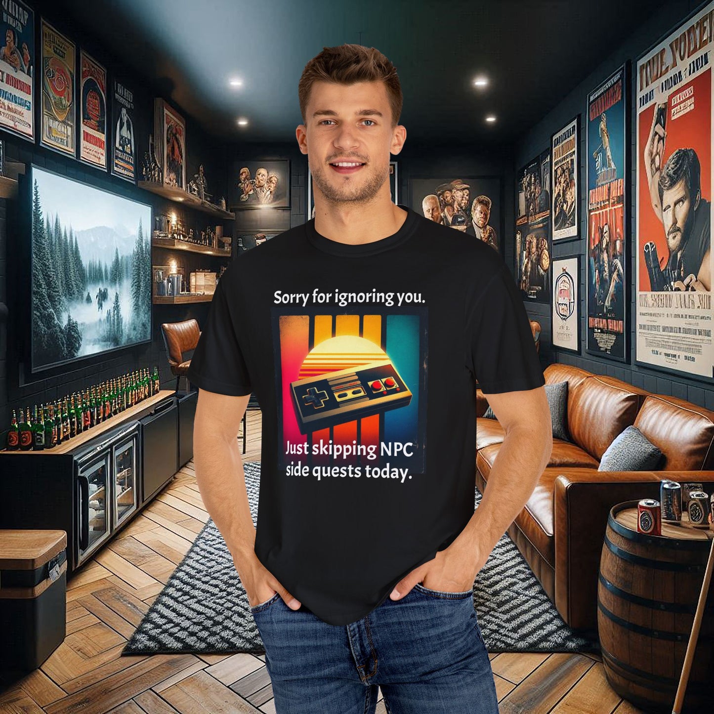 Sorry for Ignoring you Just skipping NPC side quests today - T-Shirt