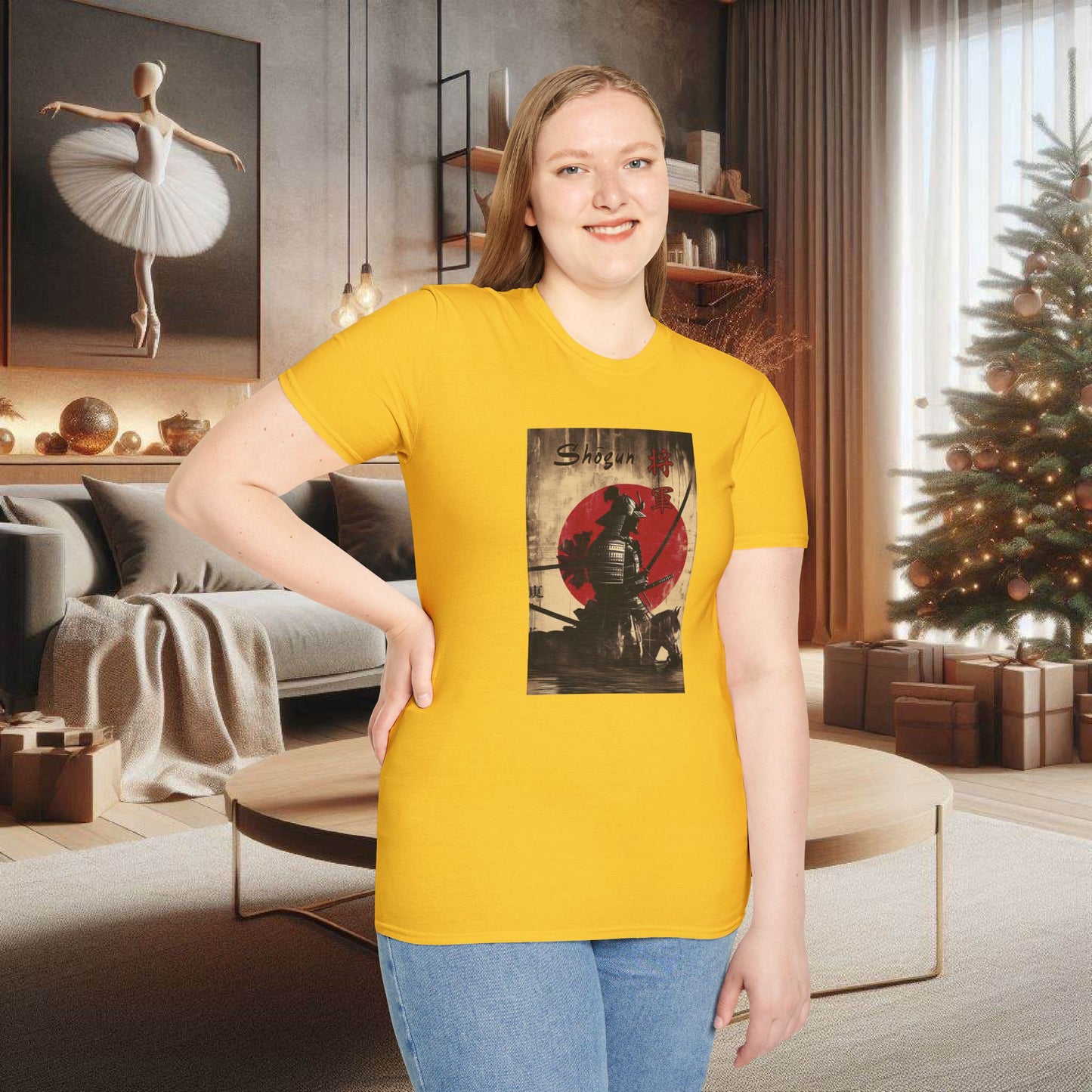 Vintage Samurai Shogun Graphic T-Shirt