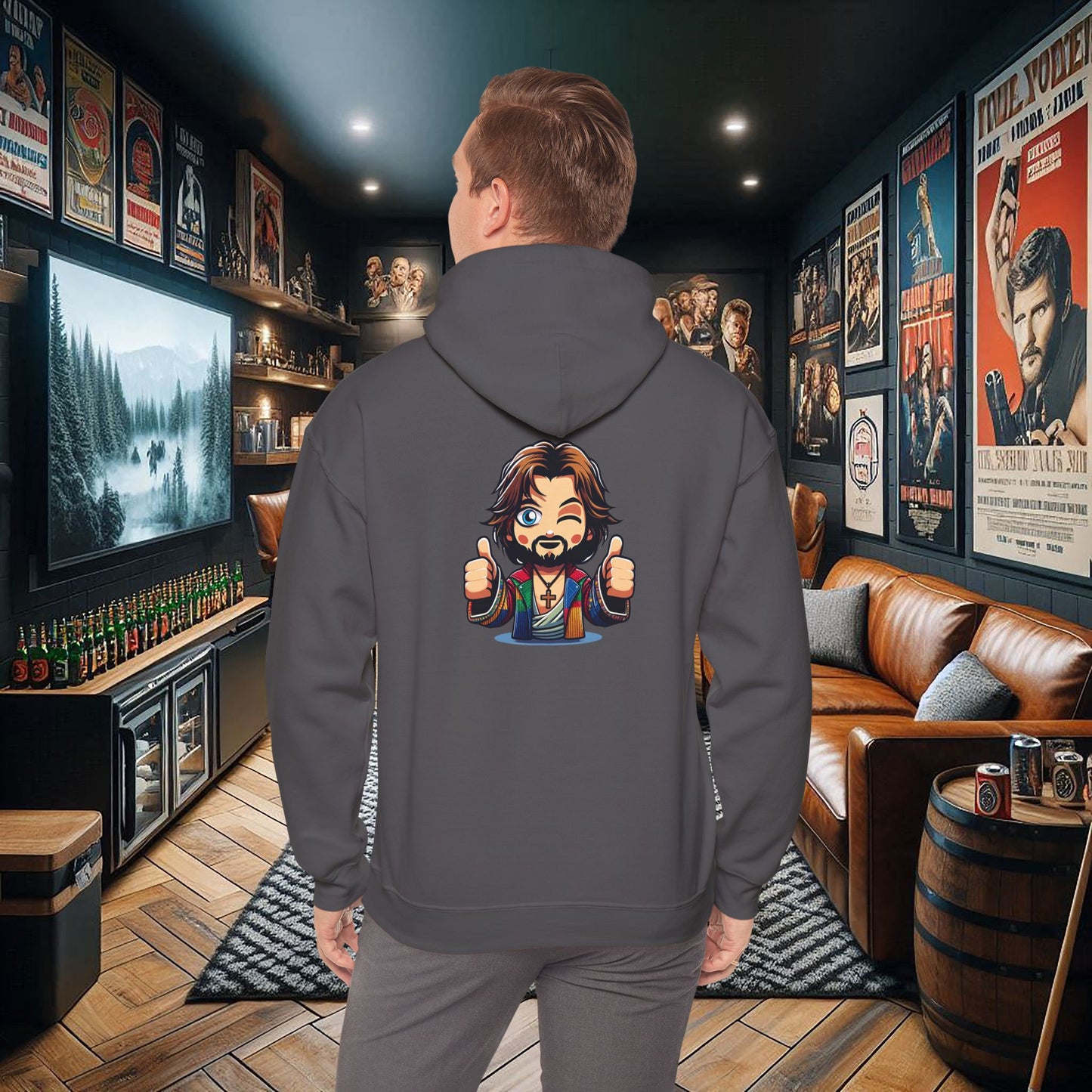 Funny Jesus Saves Hoodie - Buddy Christ hoodie