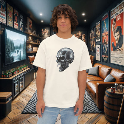 Gothic Metal Vampire Skull Unisex Tee