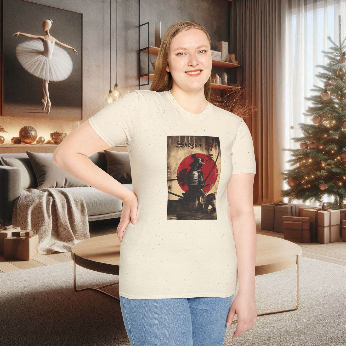 Vintage Samurai Shogun Graphic T-Shirt