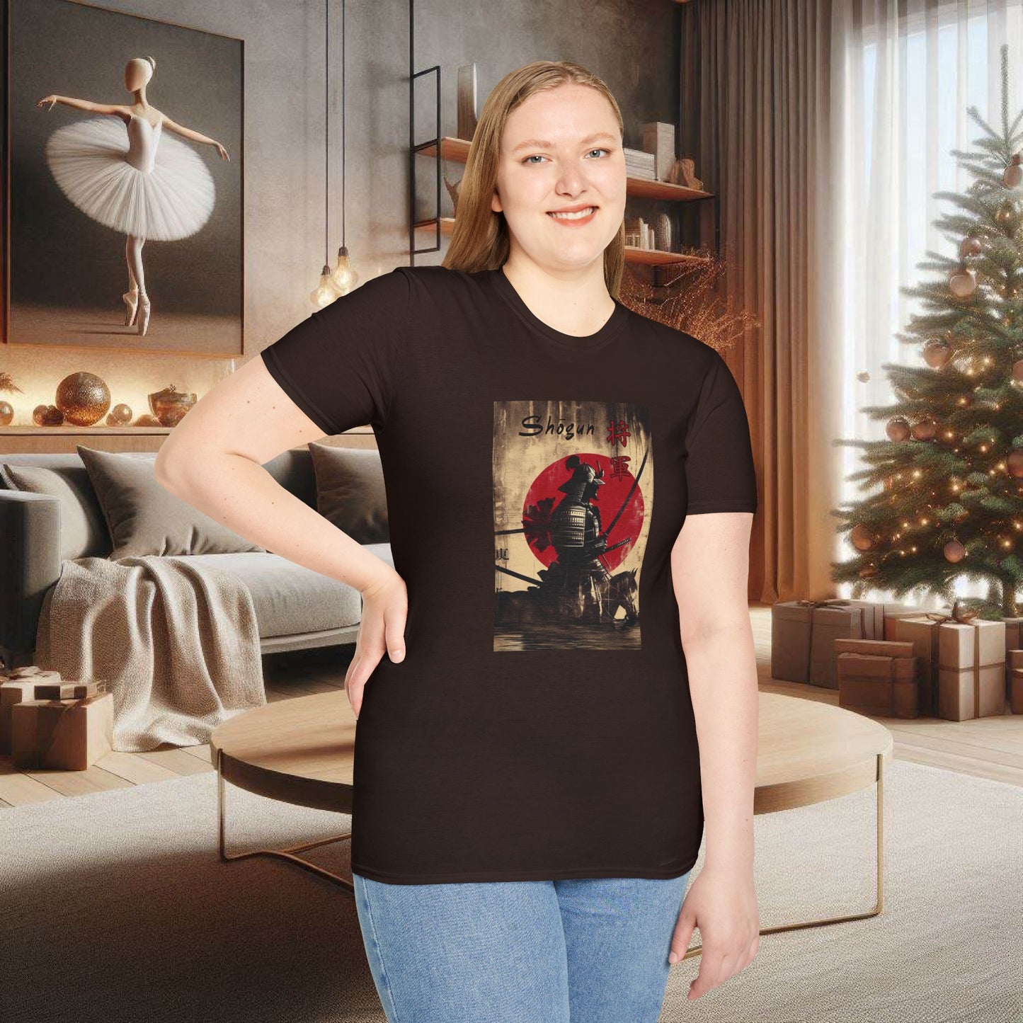 Vintage Samurai Shogun Graphic T-Shirt