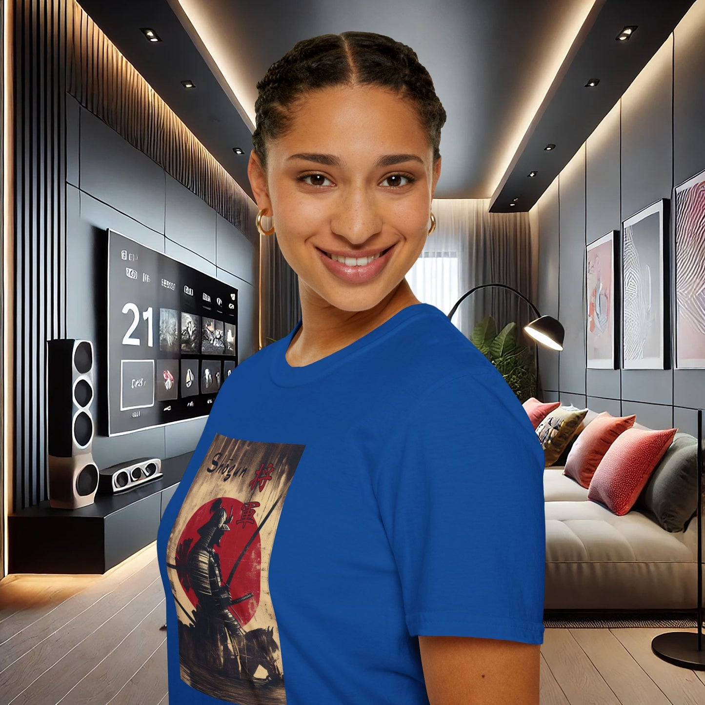 Vintage Samurai Shogun Graphic T-Shirt