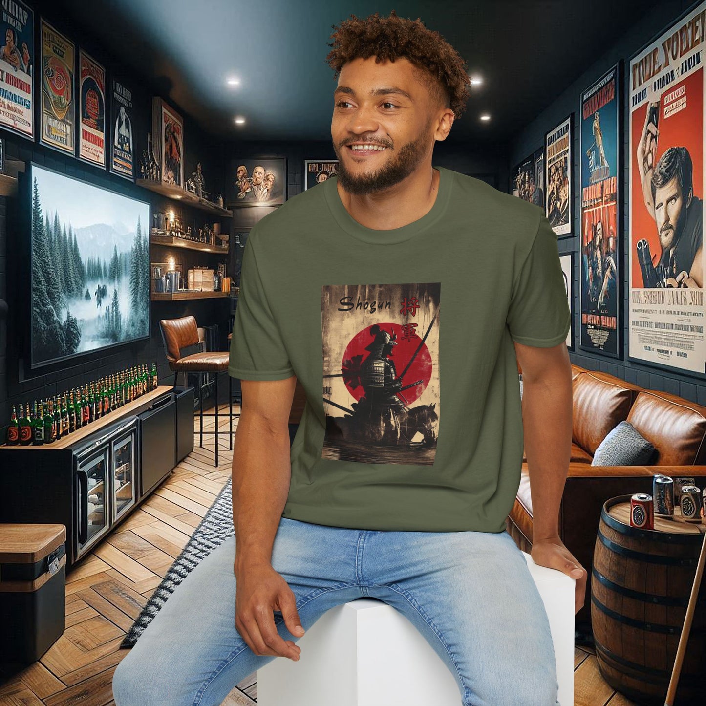 Vintage Samurai Shogun Graphic T-Shirt