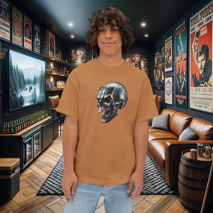 Gothic Metal Vampire Skull Unisex Tee