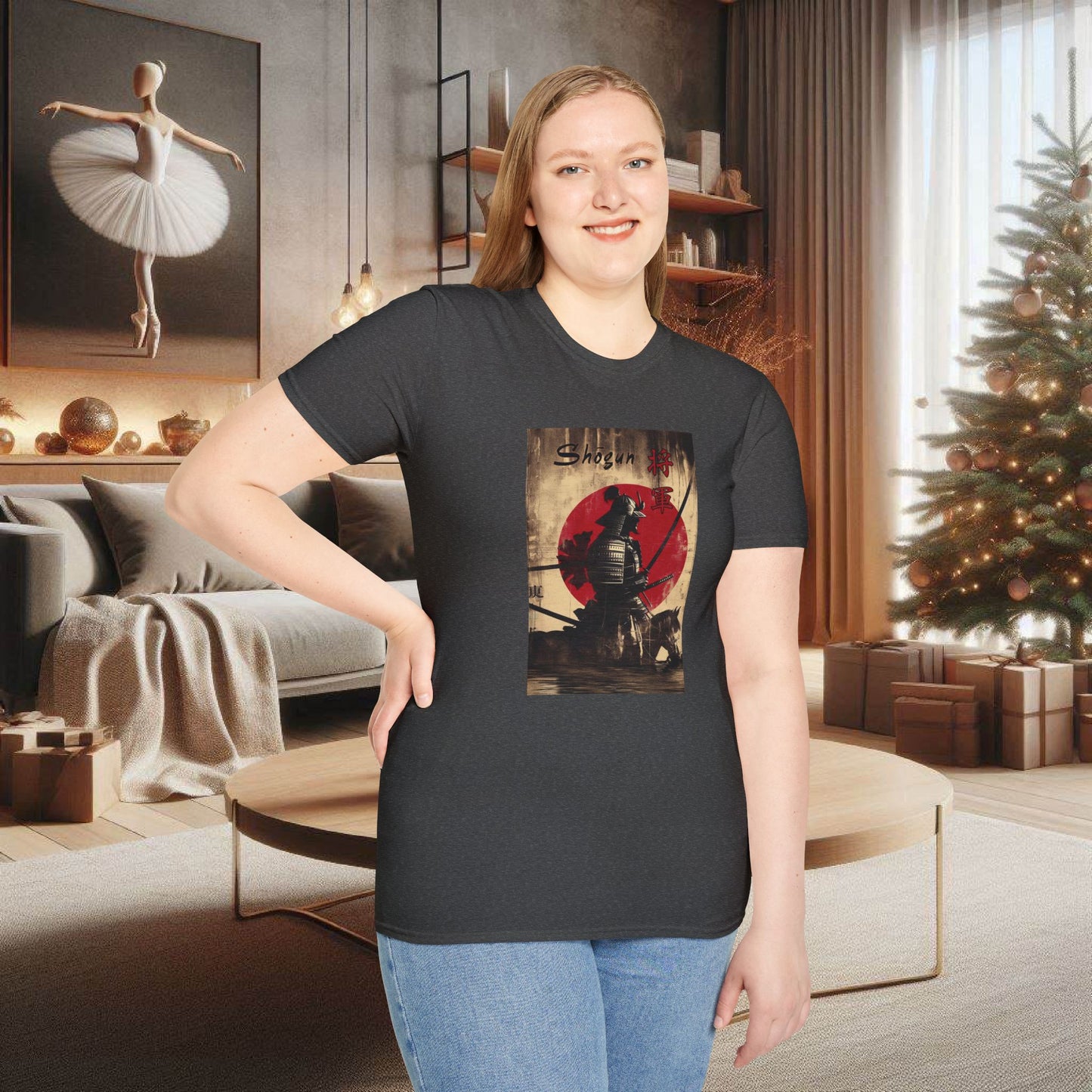 Vintage Samurai Shogun Graphic T-Shirt