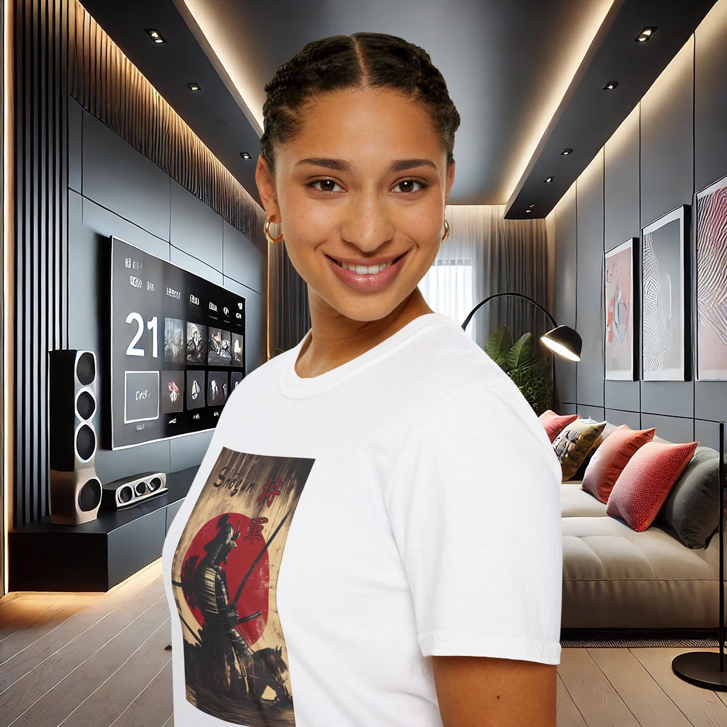 Vintage Samurai Shogun Graphic T-Shirt