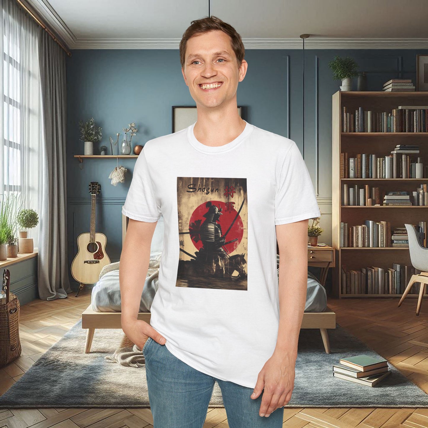 Vintage Samurai Shogun Graphic T-Shirt