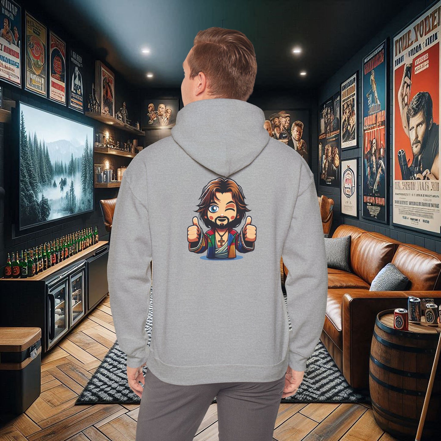 Funny Jesus Saves Hoodie - Buddy Christ hoodie