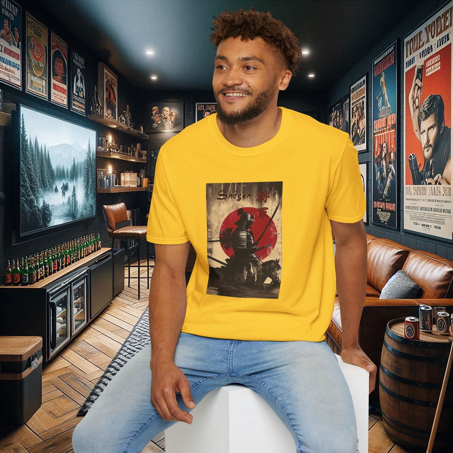 Vintage Samurai Shogun Graphic T-Shirt